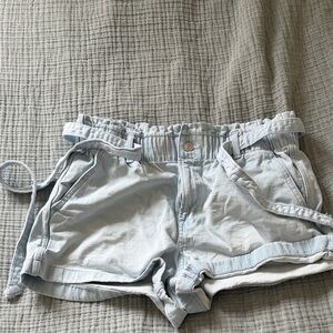 American Eagle Outfitters High Waist Light Blue Shorts